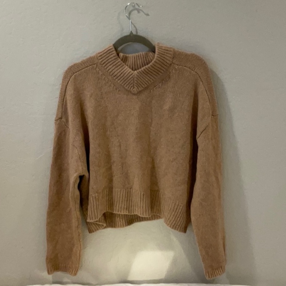 Brand new GAP Women's Cowl Neck Sweater in Warm Brown